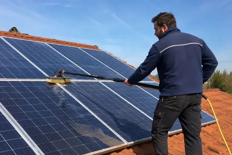 Nettoyage et entretien de panneaux solaires à Maillé