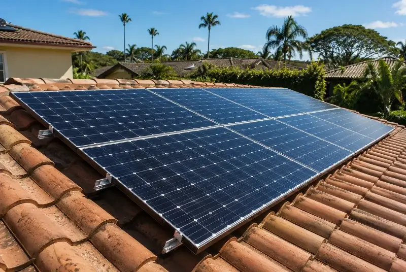 Installation de panneaux solaires à Maillé